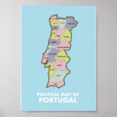 Mok van tweetone koffie in Portugal Poster (Voorkant)