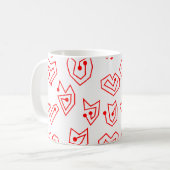 Mok van valentijnse Mazes Coffee (Voorkant links)