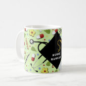 Mok van verpleegschool Afstudeerder koffie (Voorkant links)