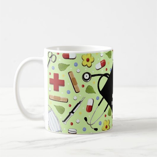 Mok van verpleegschool Afstudeerder koffie (Links)