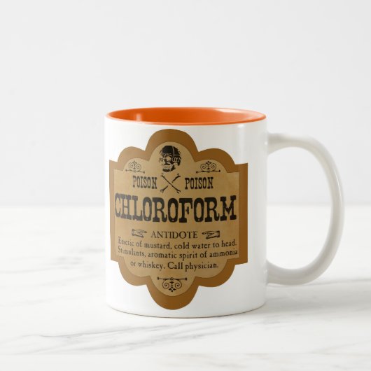 Mok van Victoriaans gif - chloroform (Rechts)