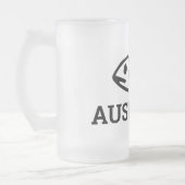 Mok van visgraten van glas (Links)