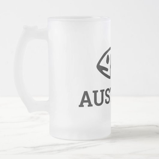 Mok van visgraten van glas (Links)