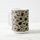 Mok van vleermuiskatten (Voorkant links)