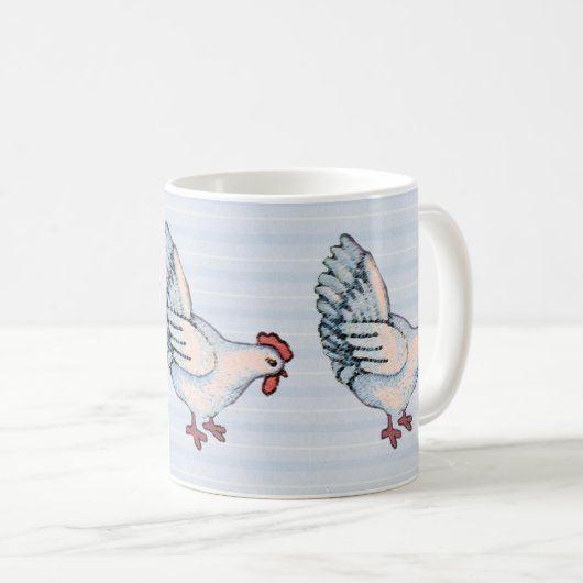 Mok van vleeskuikens in het land (Voorkant rechts)