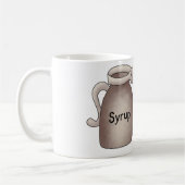 Mok van voedselkoffie met bijtende riemen (Links)