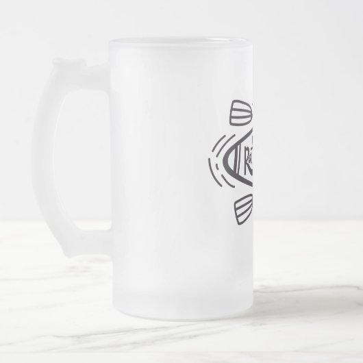 Mok van voorgekookte glasbier (Links)