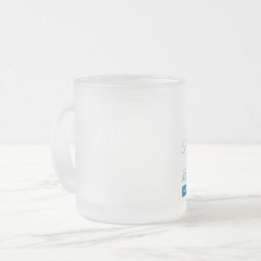 Mok van voorglas (Voorkant links)