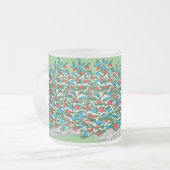 Mok van voorglas: kerstmis (Voorkant links)