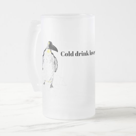 Mok van voorglas: koudst (Voorkant links)