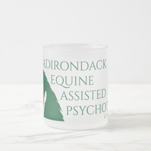 Mok van voorglas met Adirondack EAP-logo (Center)
