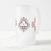 Mok van voorglas — Schoppen/harten/Clubs/diamanten (Voorkant rechts)