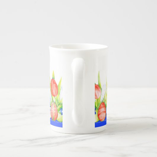 Mok van voorjaarsjorren Pasgebak China (Achterkant)