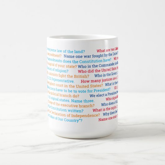 Mok van vragen over het staatsburgerschap van de V (Center)