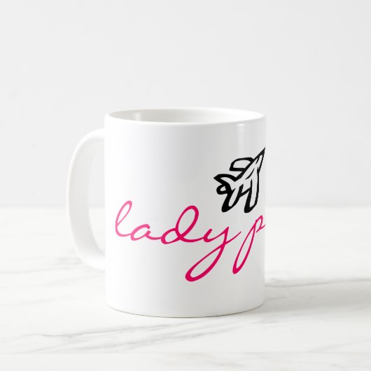 mok van vrouwelijke piloot (Voorkant links)