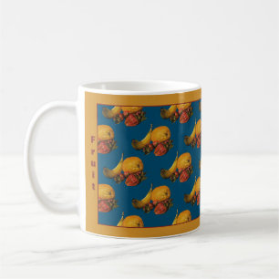 Mok van vruchtenkoffie