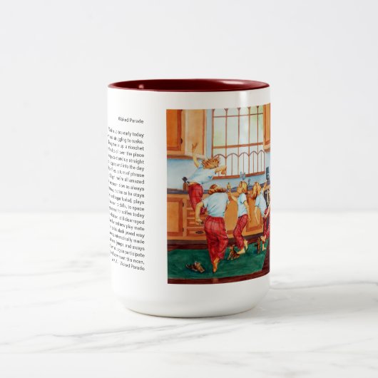 Mok van waakte paradekoffie (Center)