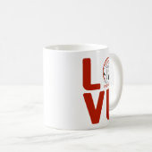 Mok VAN Waggin' Tails LOVE (Voorkant rechts)