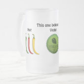 Mok van warm Vegan Chick Frosted Glass (Voorkant links)