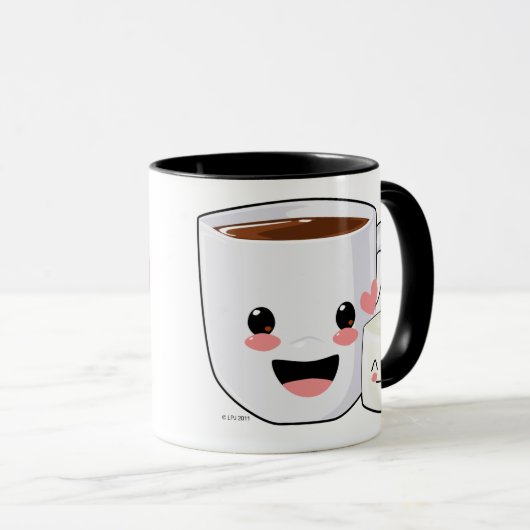 Mok van warme chocolade en moerasmanden (Voorkant rechts)