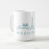 Mok van Washington Coffee (Voorkant links)