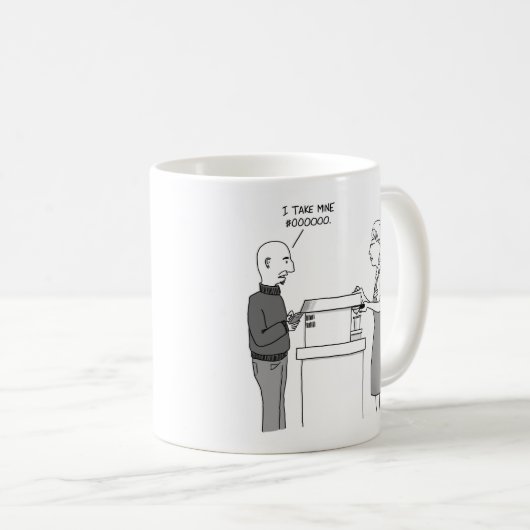 Mok van webdesigner voor koffie (Voorkant rechts)