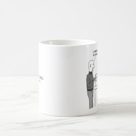 Mok van webdesigner voor koffie (Center)