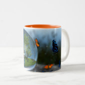 Mok van Wereldbol van vlinder (Voorkant rechts)