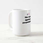 Mok van wetsschoolkoffie: R.A.P. (Voorkant links)