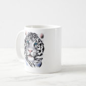 Mok van White Tiger Face (Voorkant links)