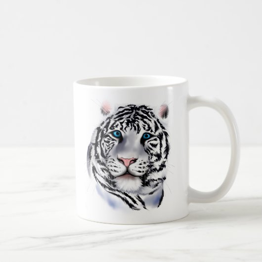 Mok van White Tiger Face (Rechts)