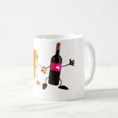 Mok van wijn en kaas (Voorkant rechts)