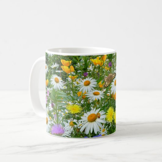 Mok van Wild Flower Meadow Coffee (Voorkant links)