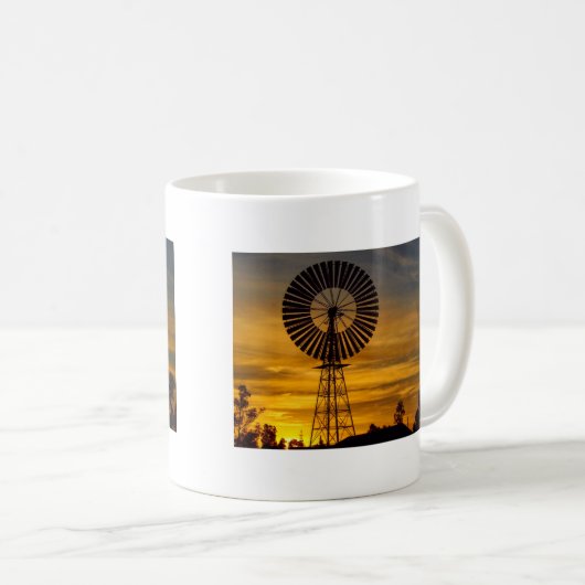 Mok van windmolen - Zonnekoffie (Voorkant rechts)