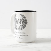 Mok van winnaars (Voorkant links)