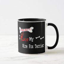Mok van Wire Fox Terrier (I Love)