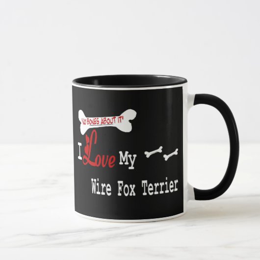 Mok van Wire Fox Terrier (I Love) (Rechts)