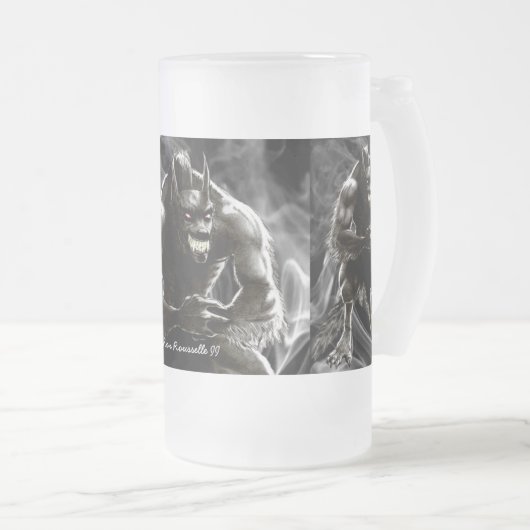 Mok van wolvenglas (Voorkant rechts)