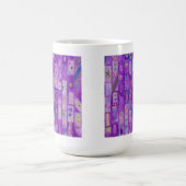 Mok van zacht Paarse stenen (Center)