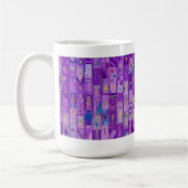 Mok van zacht Paarse stenen (Links)