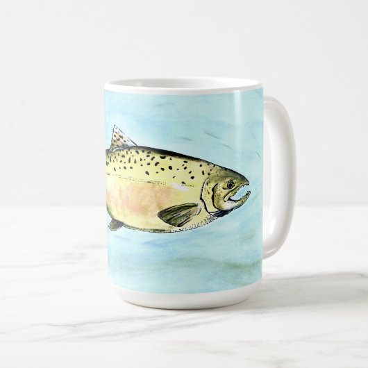 Mok van zalm, Mok van vis (Voorkant rechts)