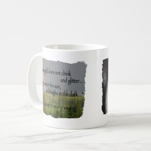 mok van zigeunergoud (Voorkant links)