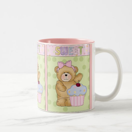 Mok van zoete cupcake (Rechts)