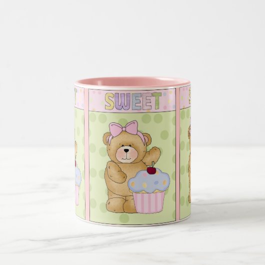 Mok van zoete cupcake (Center)