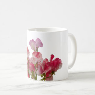 Mok van zoete peuzenbloemen