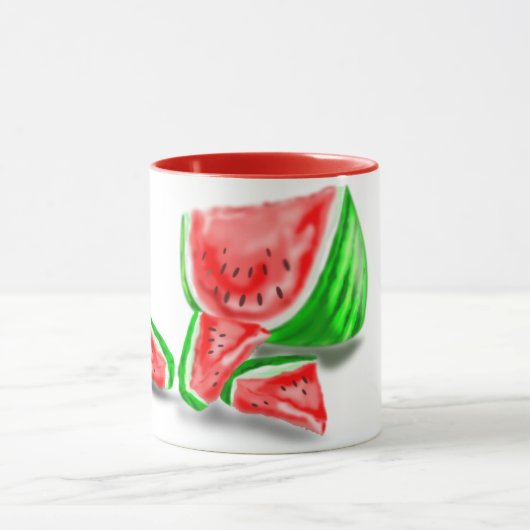 Mok van zoete watermeloenen (Midden)