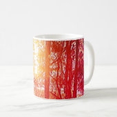 Mok van zon- en boomkoffie (Voorkant rechts)