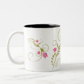 Mok van zwevende bloemen (Links)