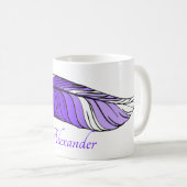 Mok - Veer en naam in Purples (Voorkant rechts)