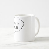 Mok Vegan, ik denk dus dat ik Vegan Mok ben (Voorkant rechts)